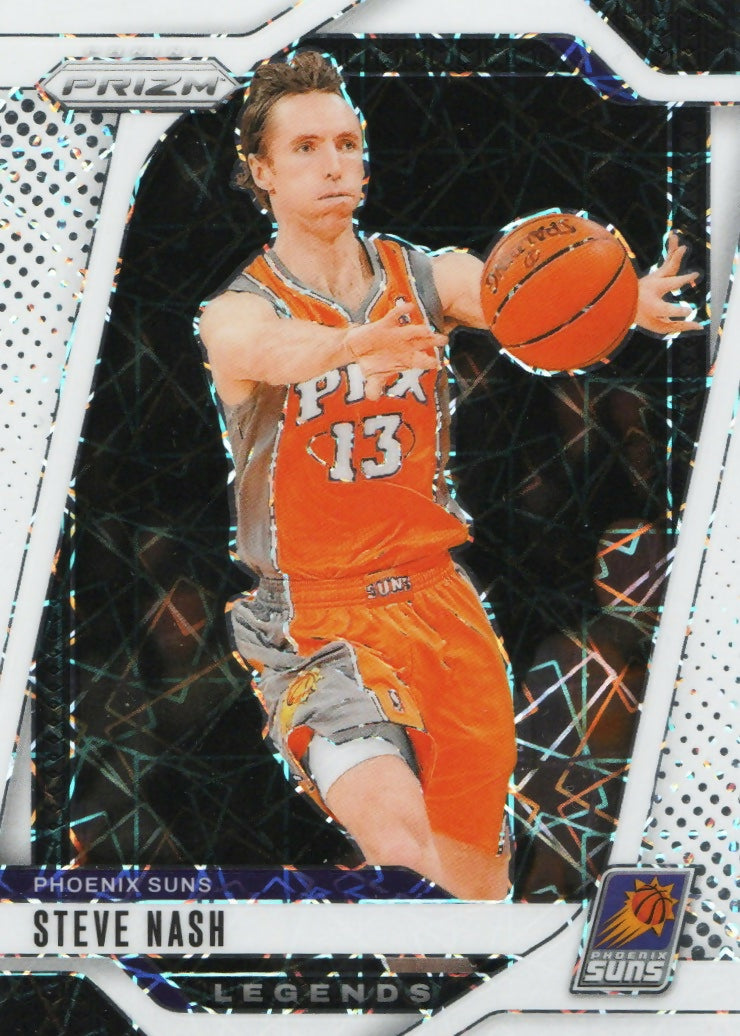 2024-25 Panini Prizm Basketball - Base - Prizm - White Lazer :275 #298 Steve Nash - Phoenix Suns - A
