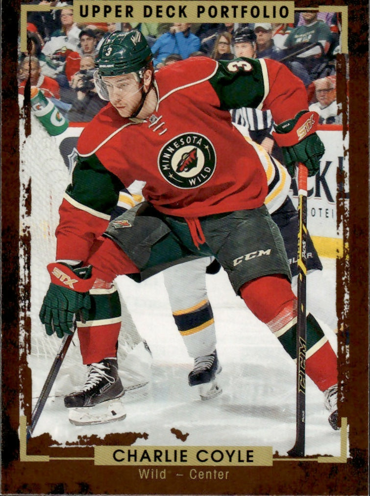 2015-16 Upper Deck Portfolio Hockey - Base #125 Charlie Coyle - Minnesota Wild