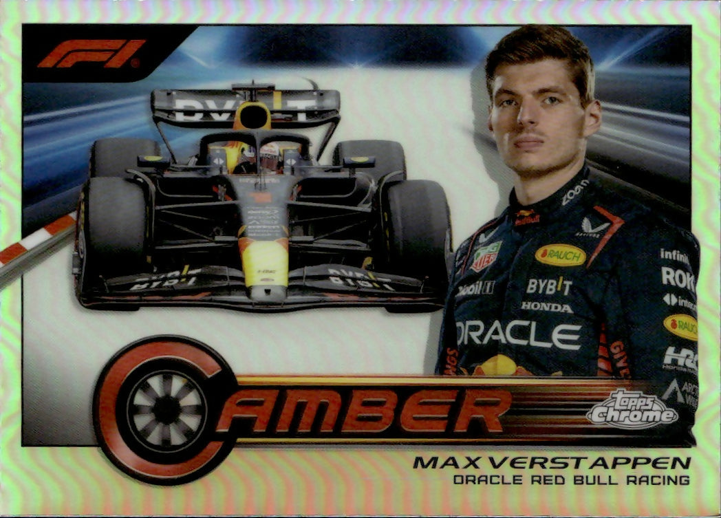 2023 Topps Chrome Formula 1 Camber #CAM-MVIII Max Verstappen - Oracle Red Bull Racing - A