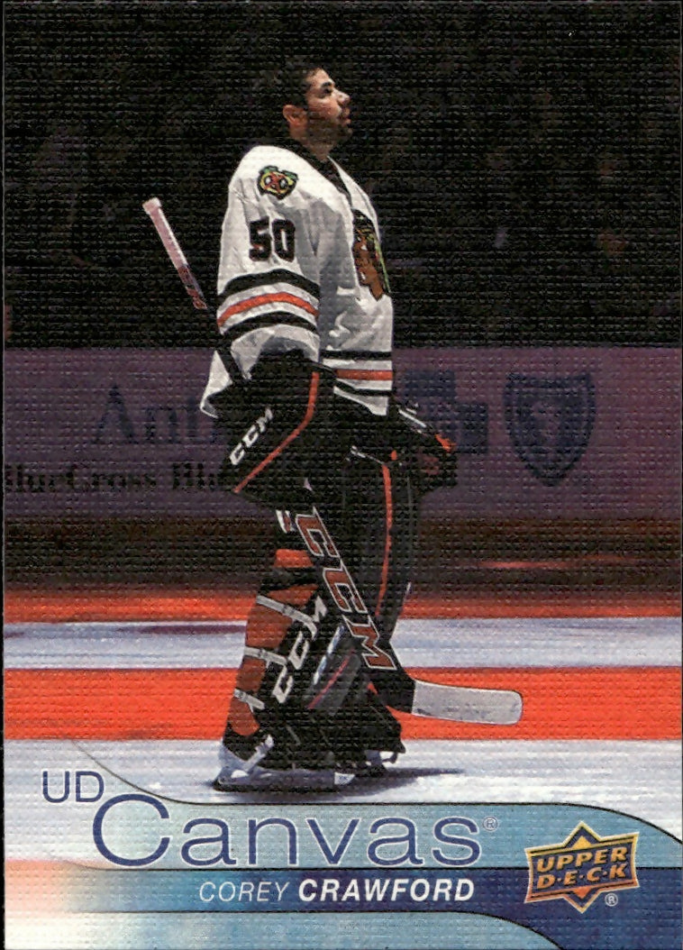 2016-17 Upper Deck Series 1 Hockey - UD Canvas #C22 Corey Crawford - Chicago Blackhawks - A