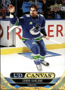 2024-25 Upper Deck Series 1 Hockey - UD Canvas #C-50 Conor Garland - Vancouver Canucks - A