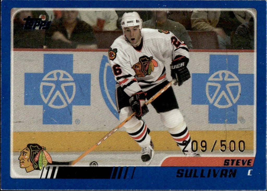 2003-04 O-Pee-Chee - Base - Blue :500 #42 Steve Sullivan - Chicago Blackhawks - A