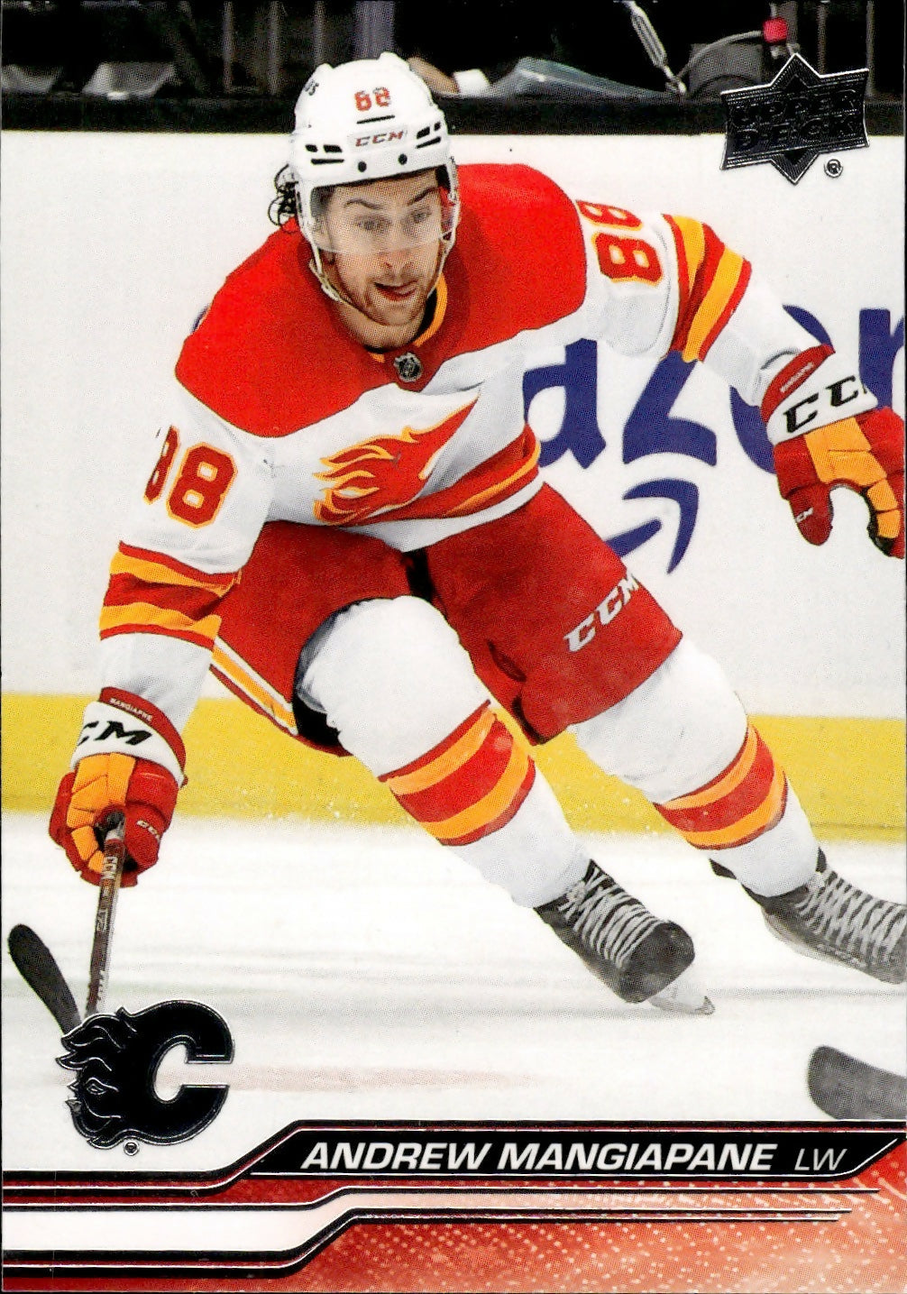 2023-24 Upper Deck Series 2 Hockey - Base #277 Andrew Mangiapane - Calgary Flames