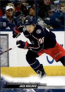 2022-23 Upper Deck Series 1 Hockey - Base #54 Jack Roslovic - Columbus Blue Jackets - A