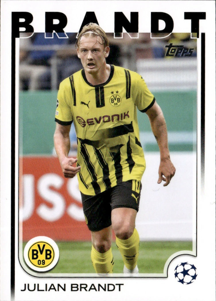 2024-25 Topps UEFA Club Competitions - Base #90 Julian Brandt - Borussia Dortmund - A