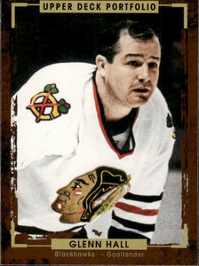 2015-16 Upper Deck Portfolio Hockey - Base #188 Glenn Hall - Chicago Blackhawks