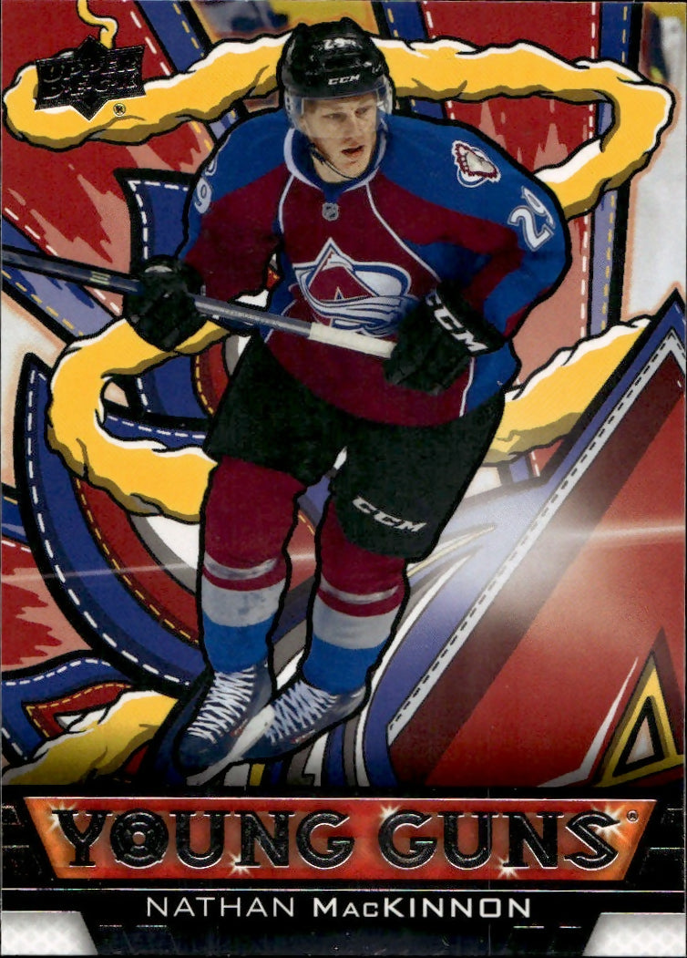 2024-25 Upper Deck Series 1 Hockey - Young Guns Renewed #YGR-49 Nathan MacKinnon - Colorado Avalanche - A
