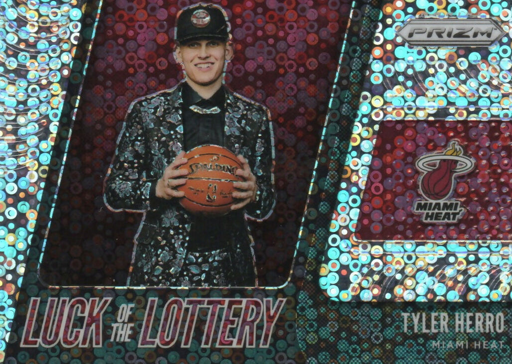 2019-20 Panini Prizm Fast Break - Luck of the Lottery - Fast Break Prizm #13 Tyler Herro - Miami Heat