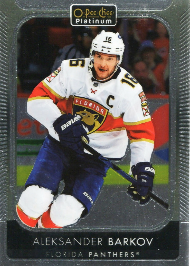 2021-22 Upper Deck O-Pee-Chee Platinum Hockey - Base #195 Aleksander Barkov - Florida Panthers - A