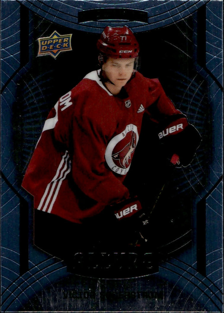 2020-21 Upper Deck Allure Hockey - Base Rookie SP #130 Victor Soderstrom - Arizona Coyotes - A