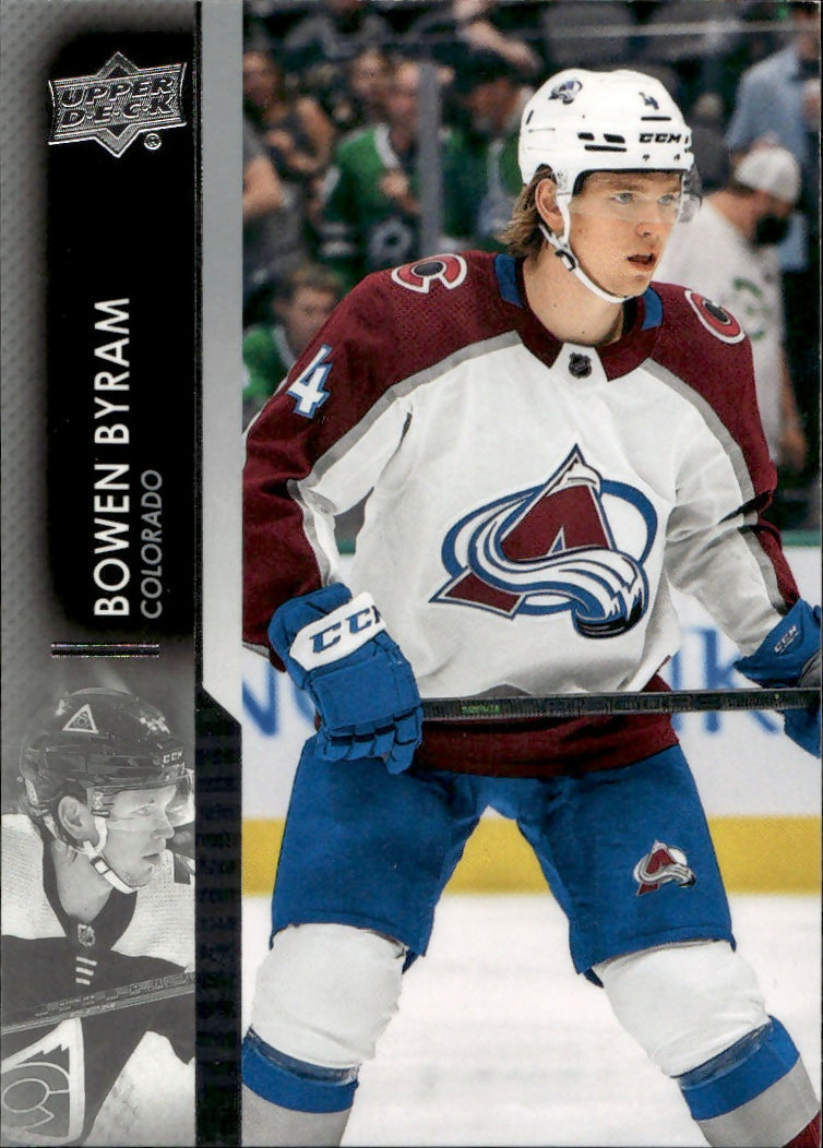 2021-22 Upper Deck Series 2 Hockey - Base #296 Bowen Byram - Colorado Avalanche - A