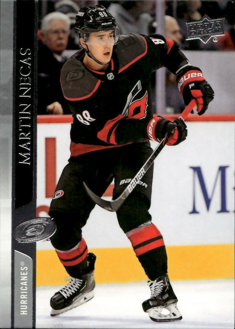 2020-21 Upper Deck Series 1 Hockey - Base #34 Martin Necas - Carolina Hurricanes
