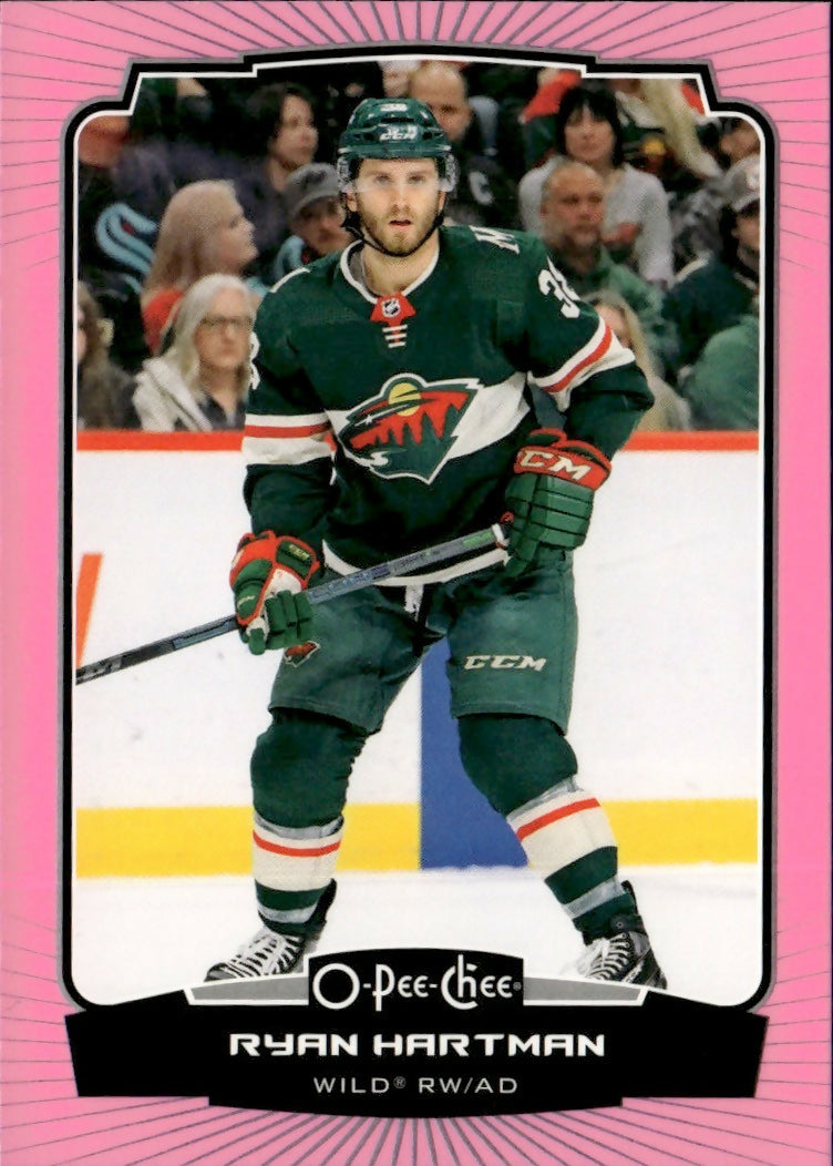 2022-23 Upper Deck O-Pee-Chee - Base - Pink :75 #57 Ryan Hartman - Minnesota Wild - A