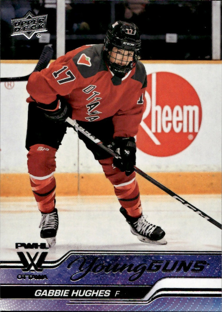 2024-25 Upper Deck PWHL Hockey - Base - Young Guns #67 Gabbie Hughes - Ottawa Charge - A
