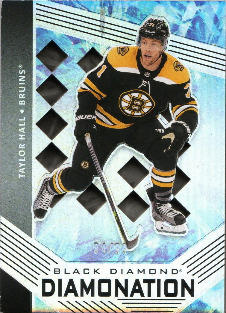 2021-22 Upper Deck Black Diamond - Diamonation :99 #D-TH Taylor Hall - Boston Bruins - A