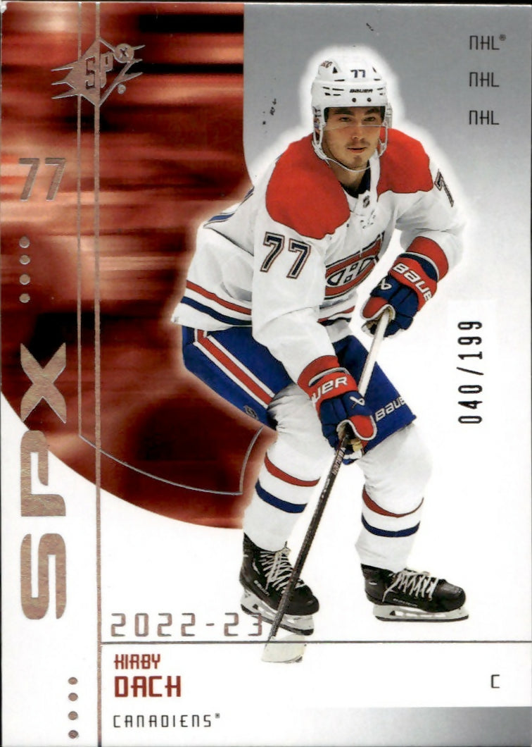 2022-23 Upper Deck SPX Hockey - 2002-03 SPx Retro #R-49 Kirby Dach - Montreal Canadiens - A