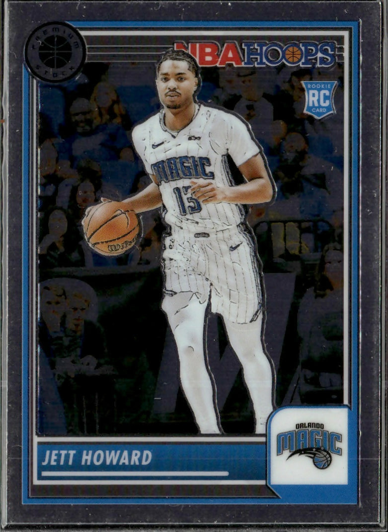 2023-24 Panini NBA Hoops Premium Stock - Base #129 Jett Howard - Orlando Magic - A