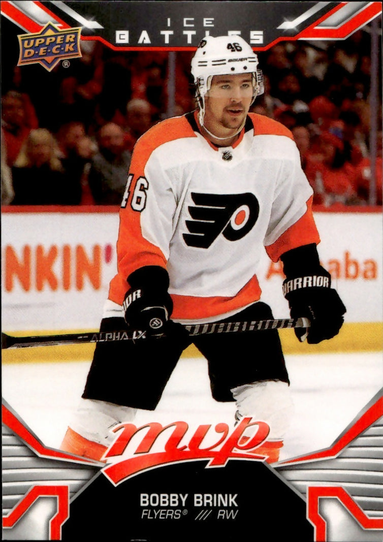 2022-23 Upper Deck MVP Hockey - Base - Ice Battles #246 Bobby Brink - Philadelphia Flyers