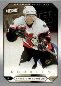 2005-06 Upper Deck Victory Hockey - Base #294 Christoph Schubert - Ottawa Senators - A