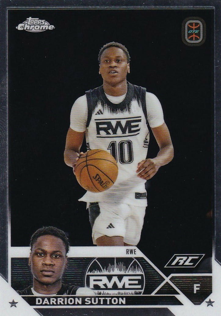 2023-24 Topps Chrome OTE Overtime Elite - Base #88 Darrion Sutton - RWE - A