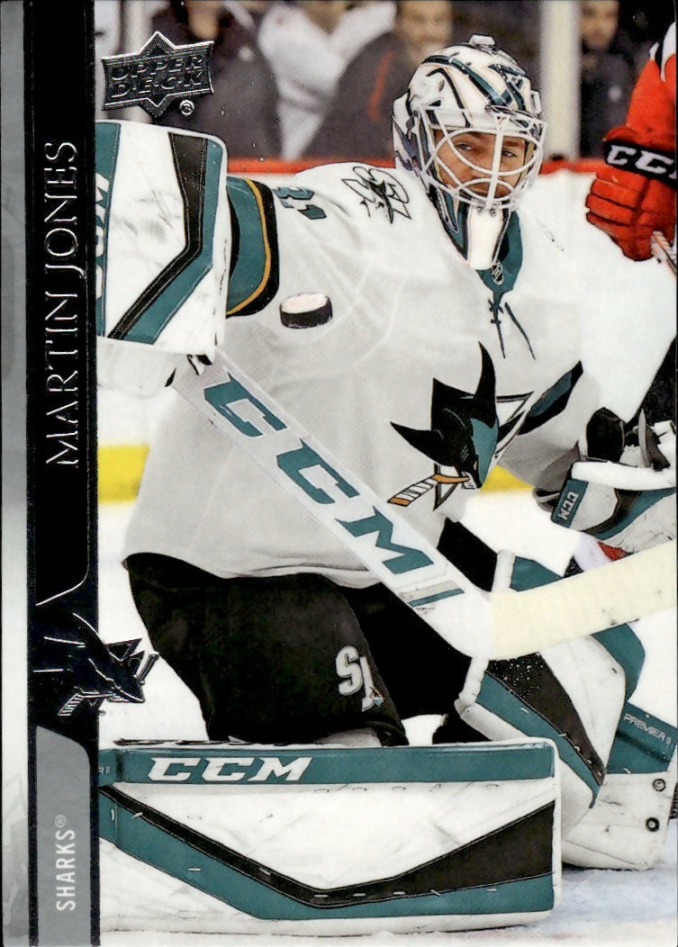 2020-21 Upper Deck Series 1 Hockey #148 Martin Jones - San Jose Sharks