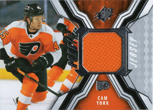 2021-22 Upper Deck SPX Hockey - Rookie Jersey #RJ-CY Cam York - Philadelphia Flyers - A
