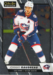 2023-24 Upper Deck O-Pee Chee Platinum Hockey - Base #141 Johnny Gaudreau - Columbus Blue Jackets - A