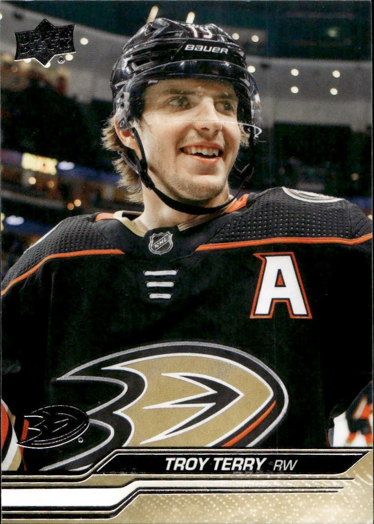 2023-24 Upper Deck Series 2 Hockey - Base #252 Troy Terry - Anaheim Ducks - A