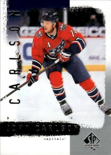 2020-21 Upper Deck Sp Authentic Hockey - 2000-01 Retro #R23 John Carlson - Washington Capitals