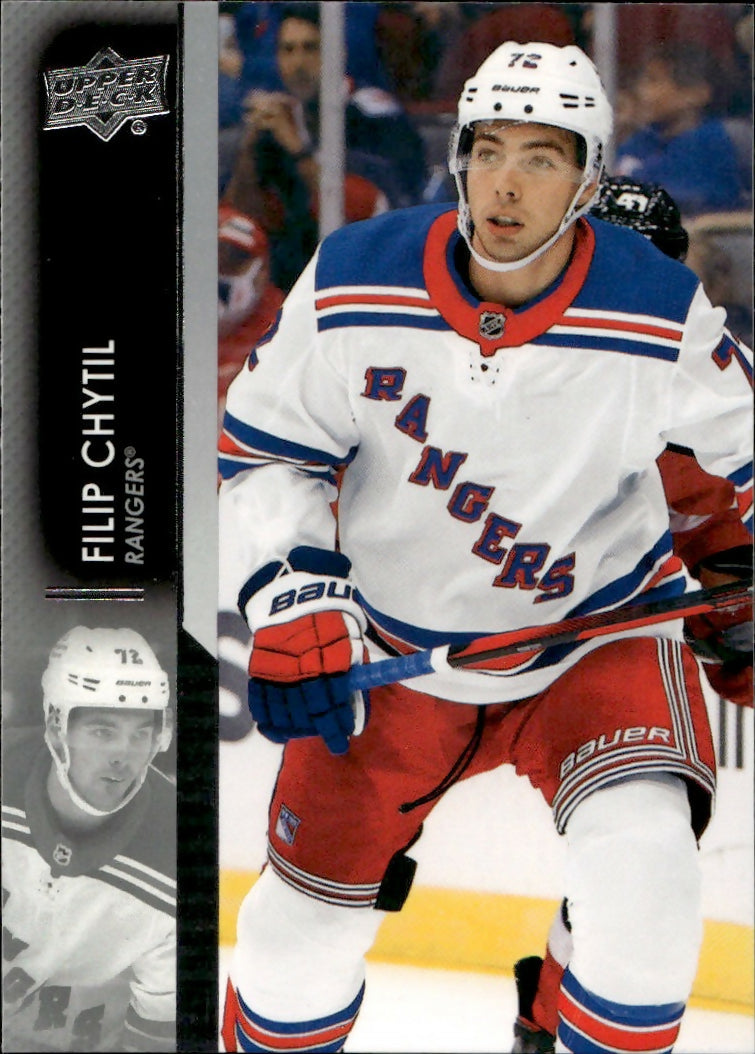 2021-22 Upper Deck Series 2 Hockey - Base #368 Filip Chytil - New York Rangers - A