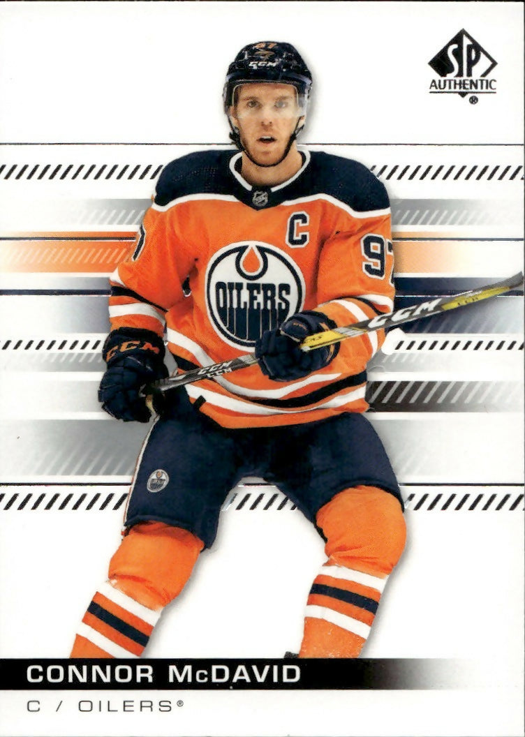 2019-20 Upper Deck Sp Authentic Hockey - Base #19 Connor McDavid - Edmonton Oilers