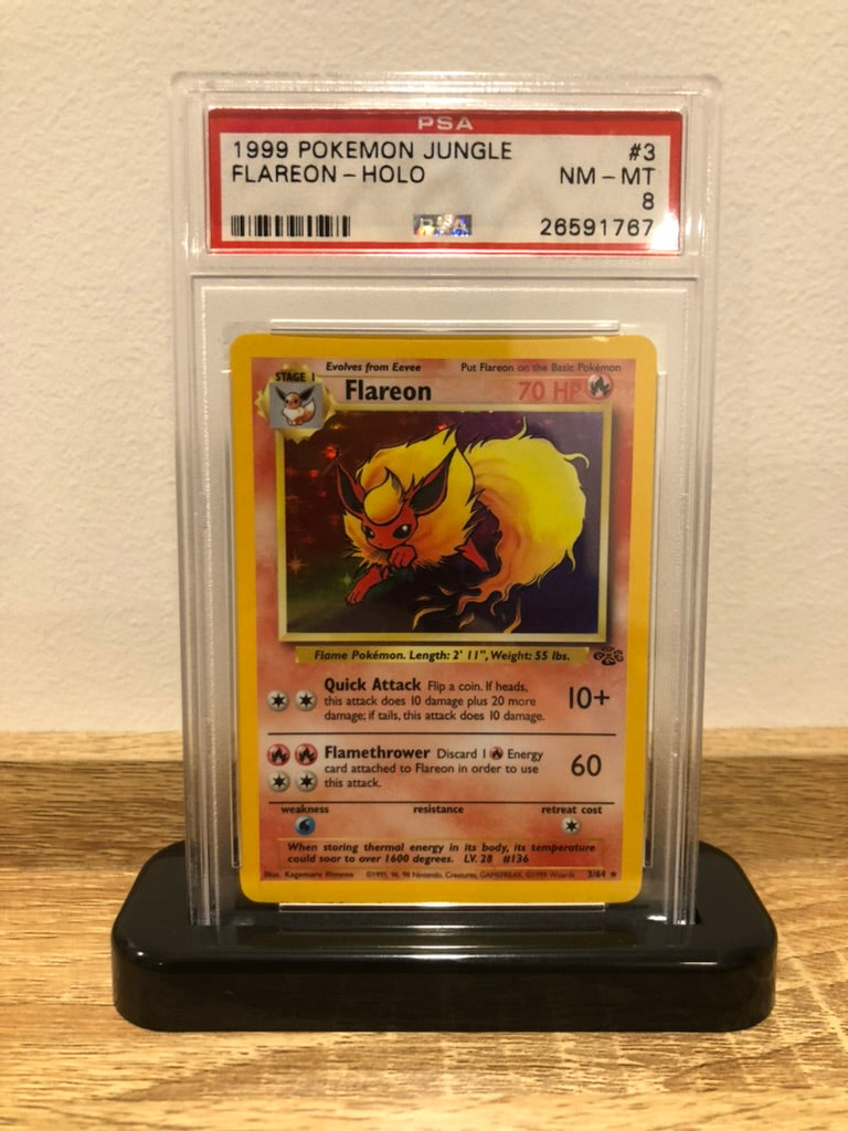 PSA Graded Card Stand - Black