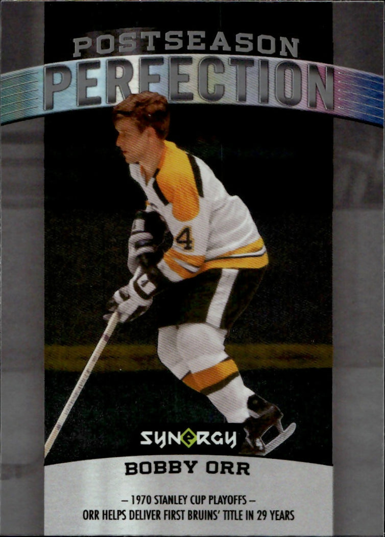 2018-19 Upper Deck Synergy - Postseason Perfection #PS-5 Bobby Orr - Boston Bruins