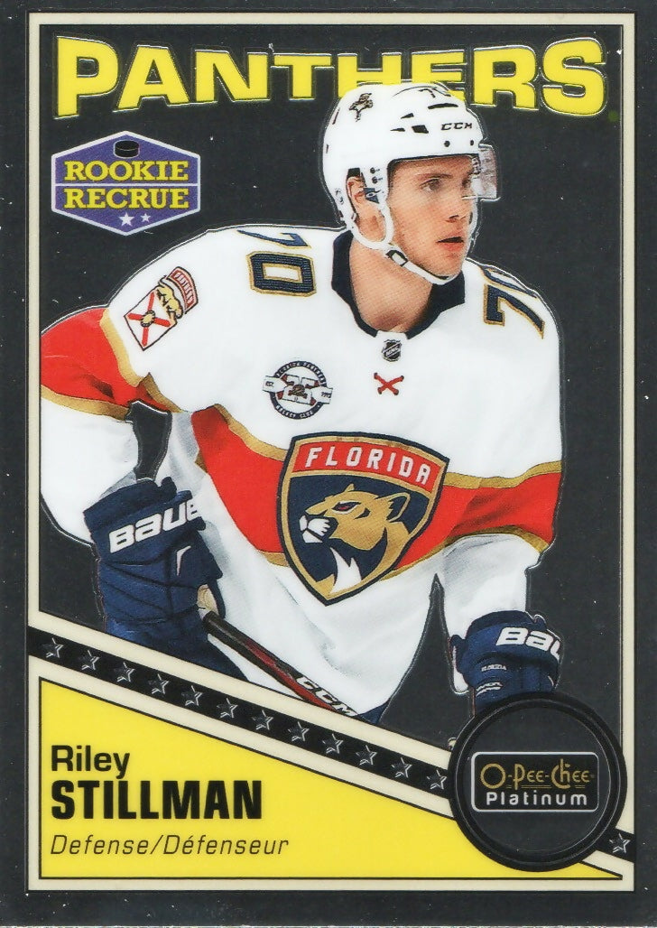 2019-20 Upper Deck O-Pee-Chee Platinum Hockey - Retro - Rookie #R-58 Riley Stillman - Florida Panthers