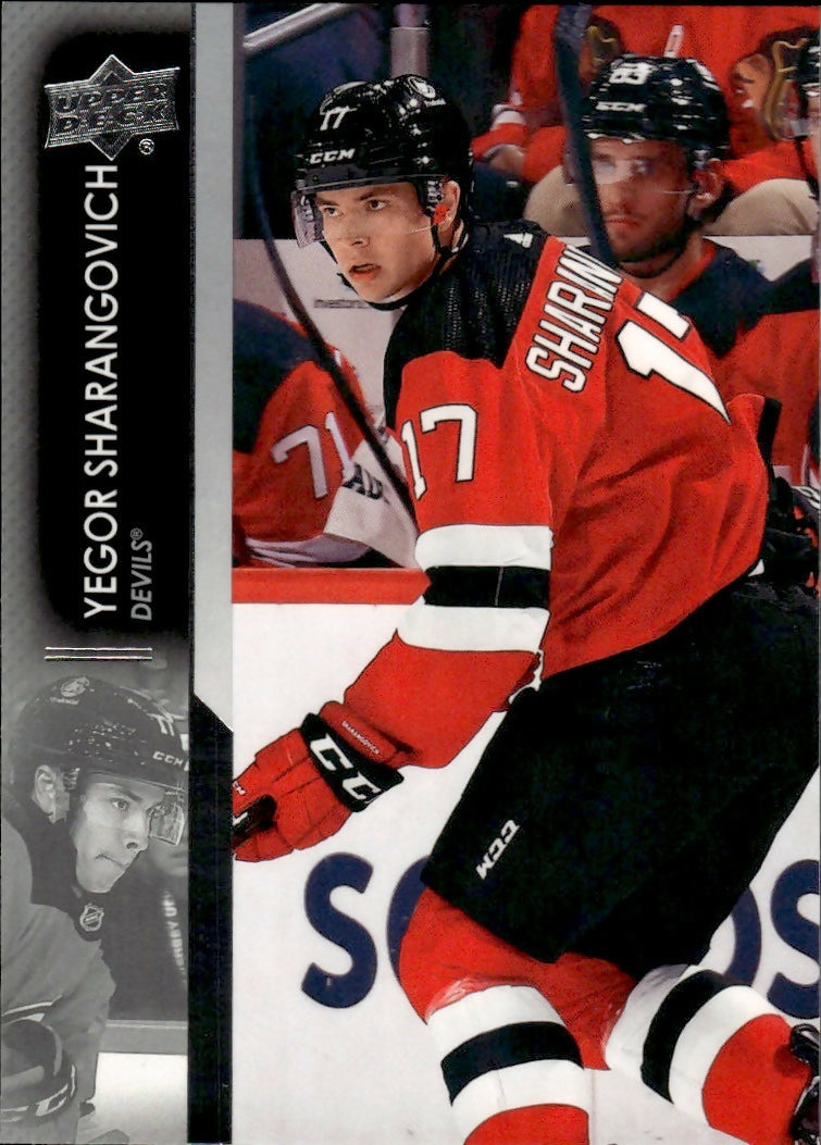2021-22 Upper Deck Series 2 Hockey - Base #359 Yegor Sharangovich - New Jersey Devils - A