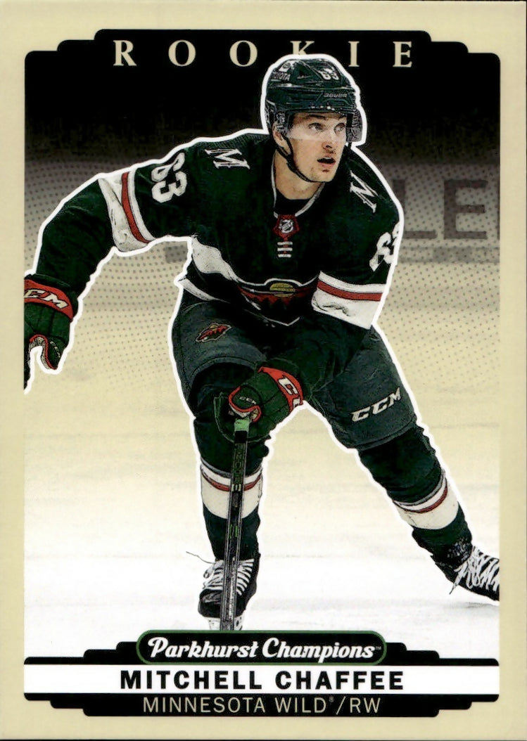 2022-23 Upper Deck Parkhurst Champions - Base #285 Mitchell Chaffee - Minnesota Wild - A