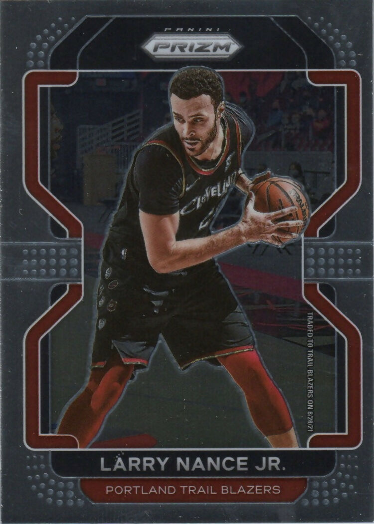 2021-22 Panini Prizm Basketball - Base # 126 Larry Nance Jr - Portland Trail Blazers