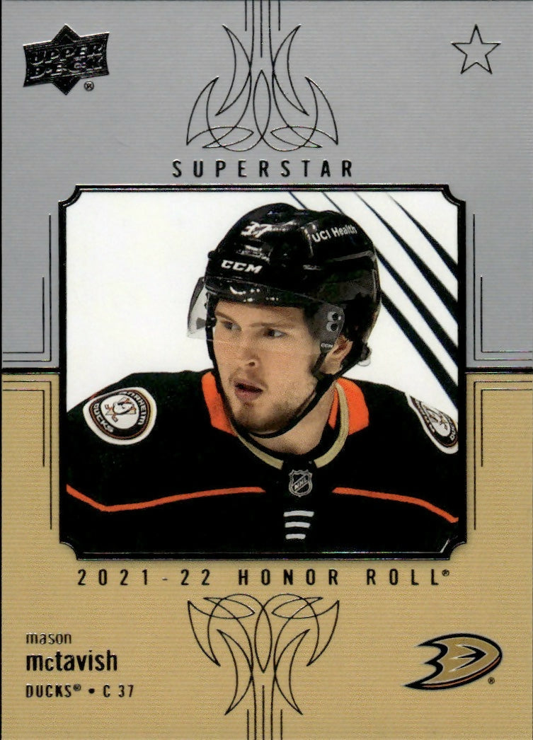 2021-22 Upper Deck Series 2 Hockey - Honor Roll #HR-66 Mason McTavish - Anaheim Ducks - A