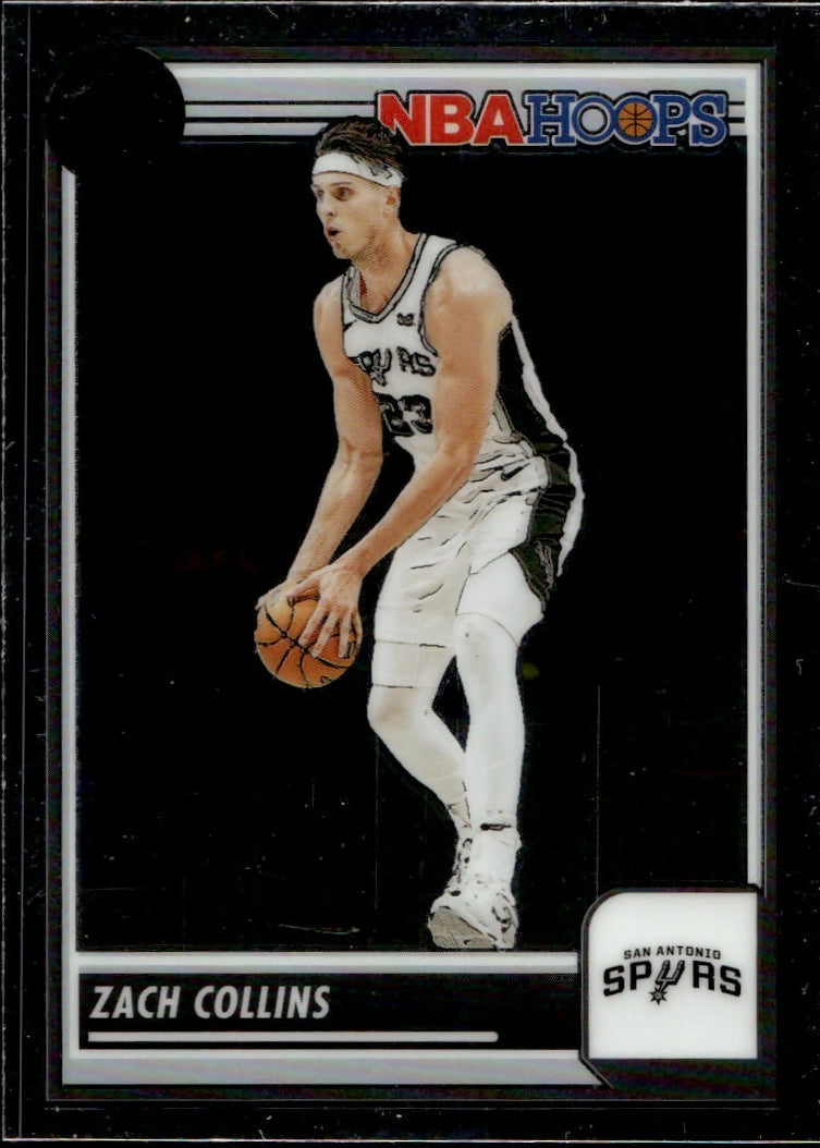 2023-24 Panini NBA Hoops Premium Stock - Base #241 Zach Collins - San Antonio Spurs - A