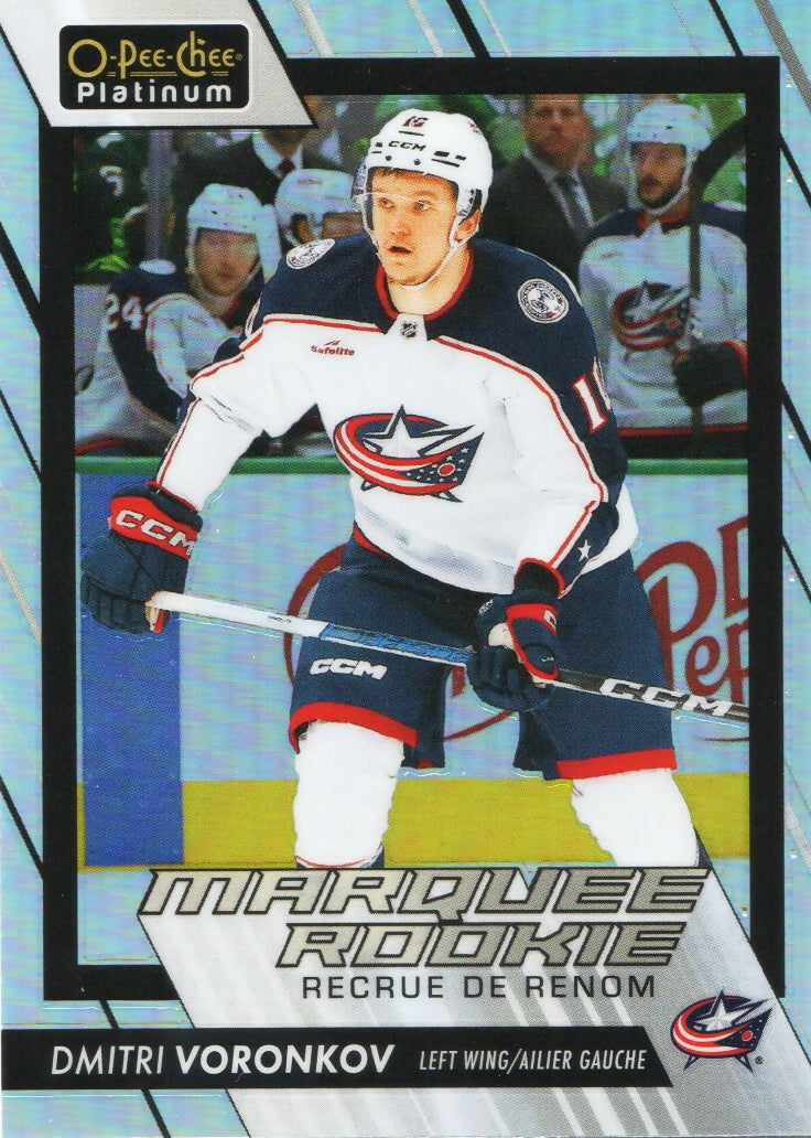2023-24 Upper Deck O-Pee Chee Platinum Hockey - Base - Marquee Rookie - Rainbow #274 Dmitri Voronkov - Columbus Blue Jackets - A