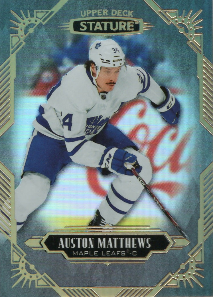 2020-21 Upper Deck Stature - Base #26 Auston Matthews - Toronto Maple leafs - A
