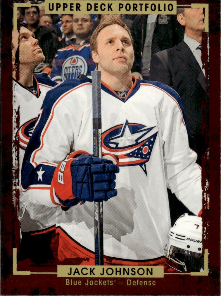 2015-16 Upper Deck Portfolio Hockey - Base #23 Jack Johnson - Columbus Blue Jackets