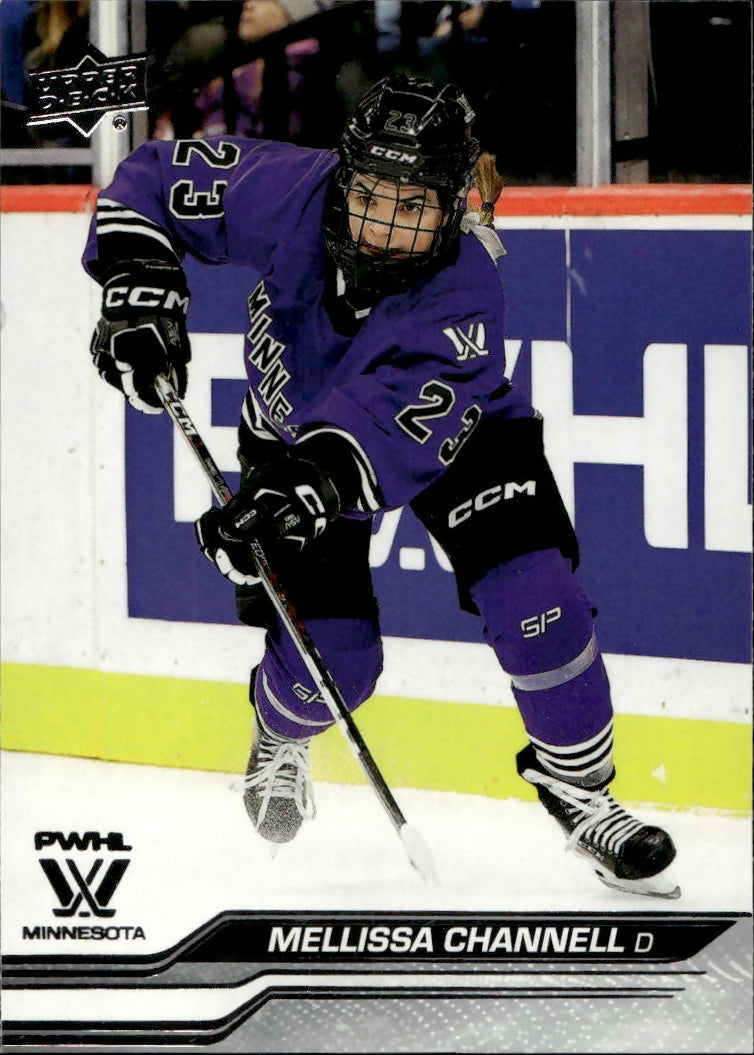 2024-25 Upper Deck PWHL Hockey - Base #23 Mellissa Channell - Minnesota Frost - A