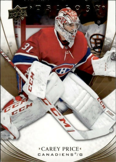 2020-21 Upper Deck Trilogy Hockey - Base #33 Carey Price - Montreal Canadiens