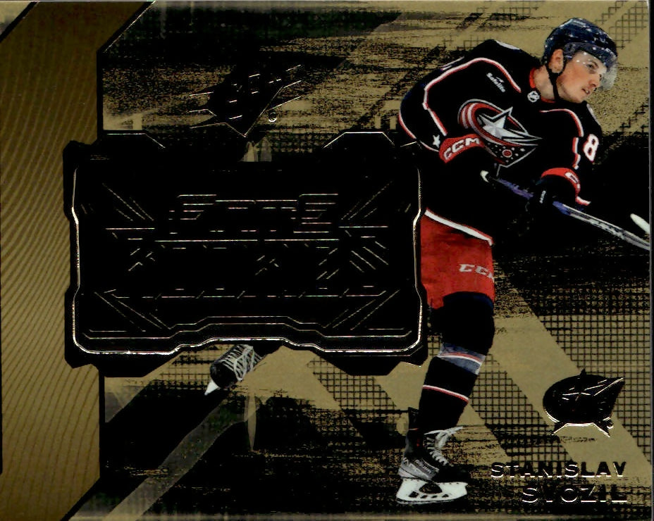 2023-24 Upper Deck SPX Hockey - Finite Rookies - Gold :399 #F-6 Stanislav Svozil - Columbus Blue Jackets - A