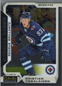 2018-19 O-Pee-Chee Platinum Hockey - Base - Marquee Rookie #188 Kristian Vesalainen - Winnipeg Jets