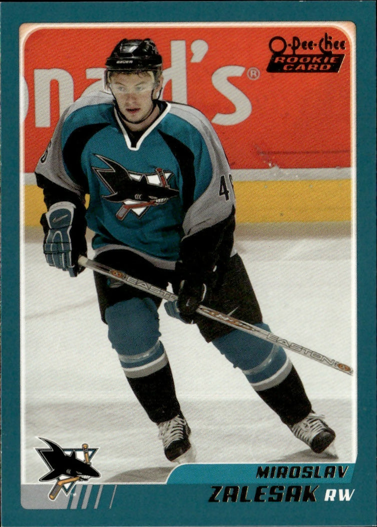 2003-04 O-Pee-Chee - Base #315 Miroslav Zalesak - San Jose Sharks - A