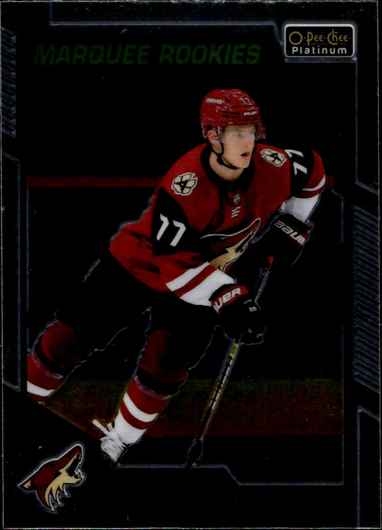 2020-21 Upper Deck O-Pee-Chee Platinum - Base - Marquee Rookie #155 Victor Soderstrom - Arizona Coyotes - A