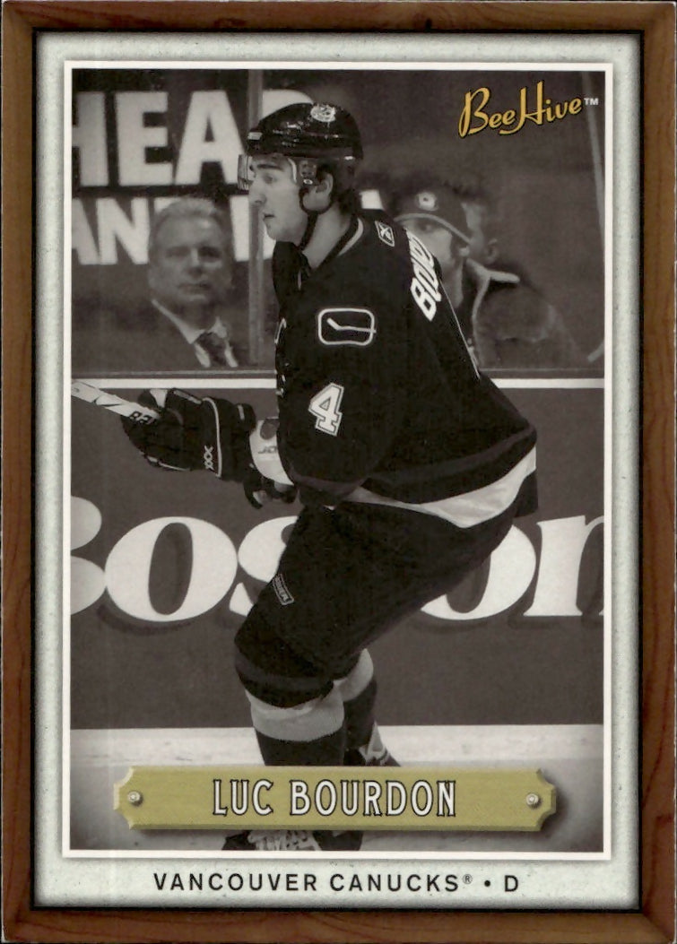 2006-07 Upper Deck - Bee Hive Hockey - Base #159 Luc Bourdon - Vancouver Canucks - A