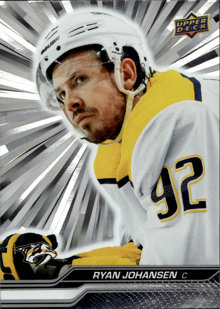 2023-24 Upper Deck Series 2 Hockey - Base - Outburst #355 Ryan Johansen - Nashville Predators - A